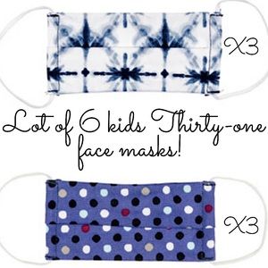 6- Thirty-One kids face masks!